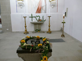 Familiengottesdienst zum Erntedankfest (Foto: Karl-Franz Thiede)